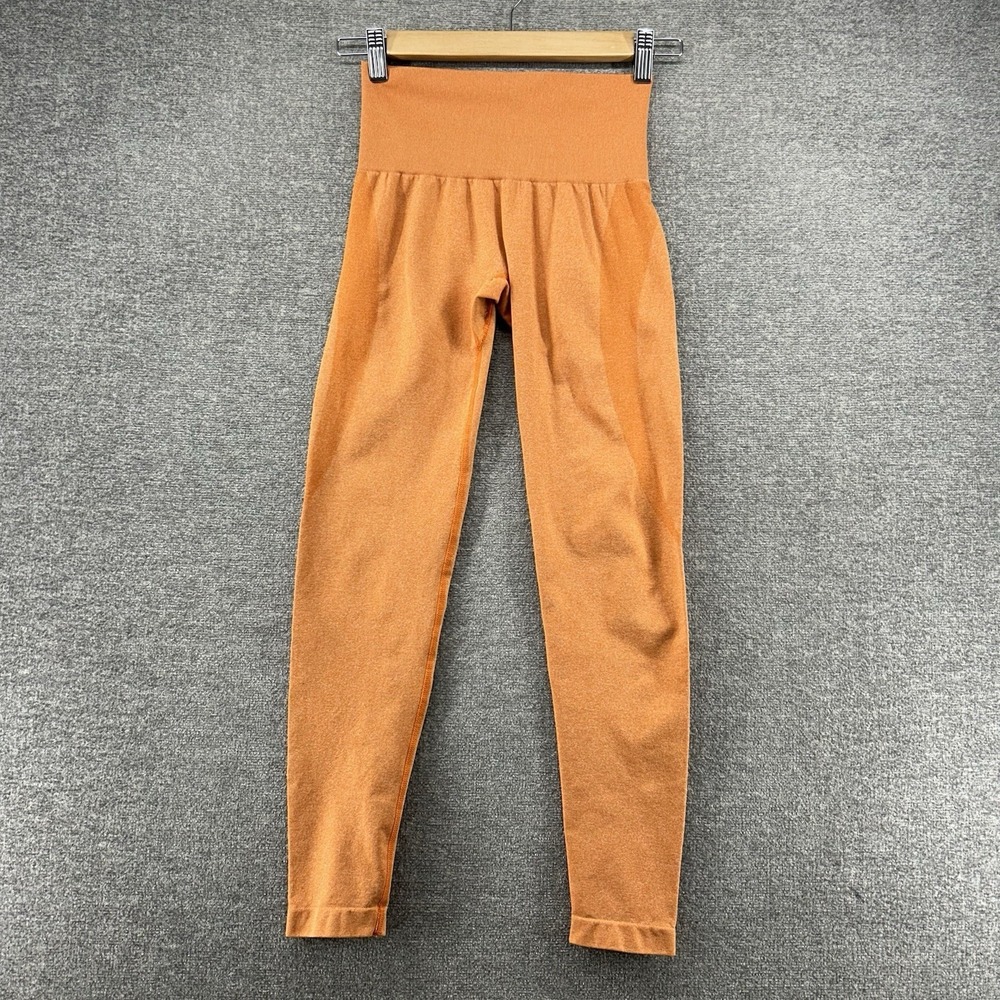 NVGTN Leggings Women Size XS Orange Activewear Gym Yoga‎ Contour Seamless